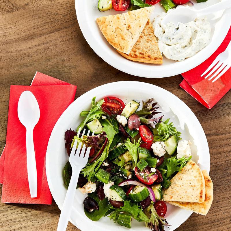 Great Value Disposable Plastic White Forks and Spoons, 120 Count includes 60F/60S