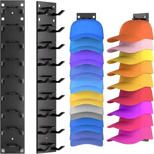 3rd Generation Baseball Cap Hat Racks, Cap Display Rack, Cap Organizer, Hat Hooks Storage, Multi-Functional Storage Solution, Durable & Stylish Design, Perfect for Organizing Your Caps Collection