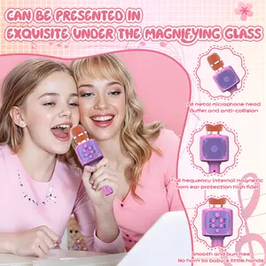 Wireless Bluetooth microphone speaker, baby early education singing, multi-functional children's microphone toy