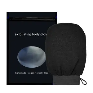 Exfoliating Bath Gloves, Medium Fine Sand Viscose Fiber, Mud-Rubbing Sponge for Baby Skin Injury Care, Beauty & Personal Care Bathing Shower Accessory