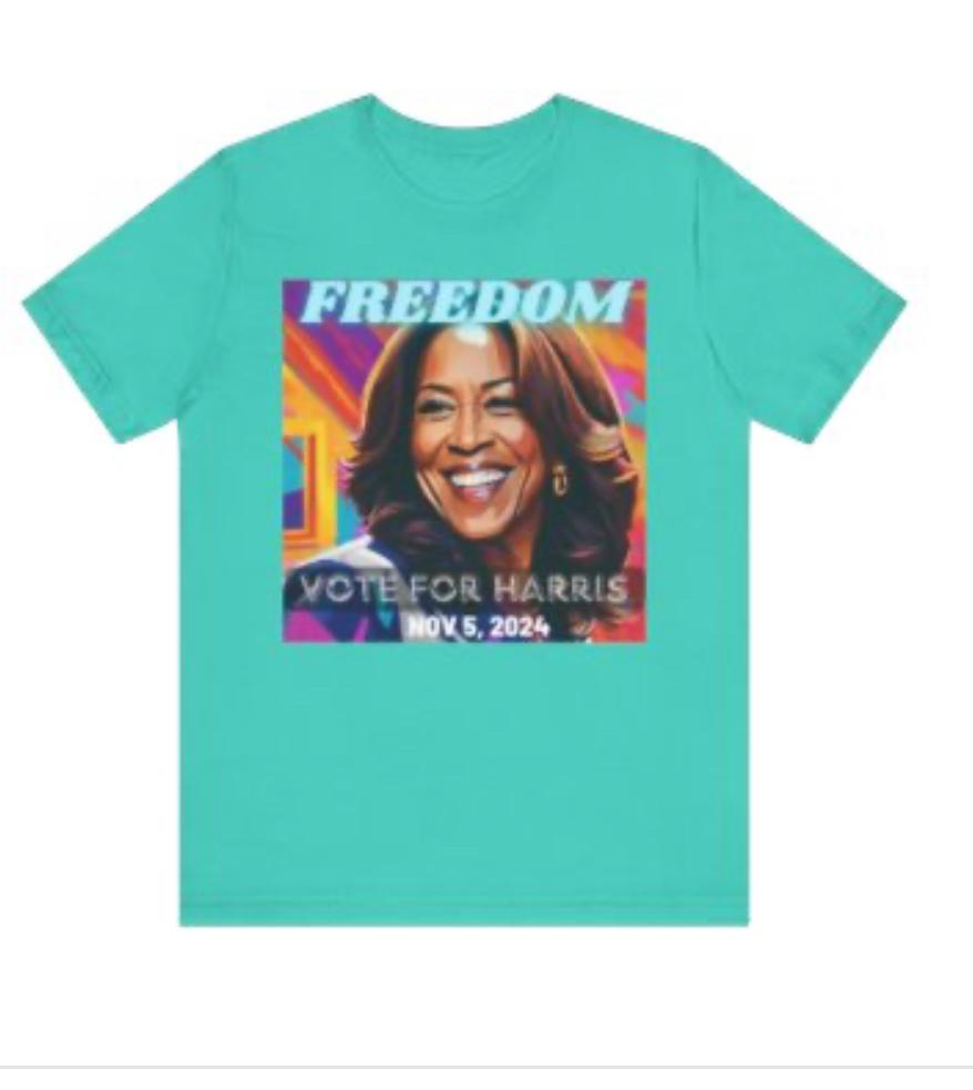 Kamala Harris Freedom Cotton Tee Shirt 2024