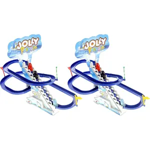 Jolly Penguin Race - Large Size 13" High After Assemble (2 Sets)
