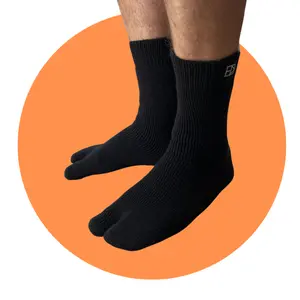 Warm Split-Toe TABI Socks  - Everdano Feet Warmers Ninja Socks to Wear with Flip Flops or Split Toe Shoes