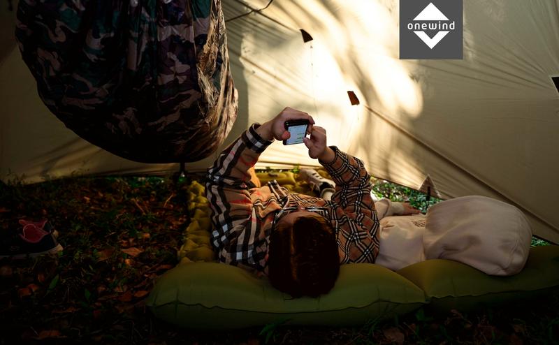 Onewind Blackthorn Ultralight Tarp Tent - Waterproof 4-Person Lightweight for Hammock Camping Backpacking Shelter Tent with Rain Fly & Fire Retardant