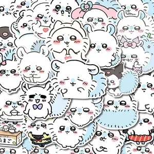 Chiikawa Momonga's Individual Expression Pack Stickers, Decals, Wall Art, and Handbook Stickers Cute 54pcs Cartoon Gifts