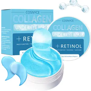 80g Collagen Moisturizing Eye Mask Unisex, Rich in Retinol, Soften Skin Tone, Moisturizes Eyelid Skin, Suitable for All Skins, Gentle Care