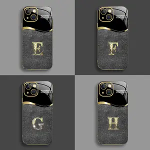 Suitable for [iPhone 14 Plus] New high-end flash letter environmentally friendly silicone mobile phone case New business simple electroplating silicone mobile phone case Affordable anti-fall and anti-fingerprint-888
