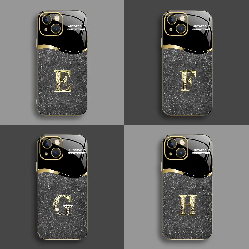 iPhone 14 Plus High-End Flash Letter Environmentally Friendly Silicone Phone Case, Business-Style Electroplated, Affordable Smartphone-Cellphone Handheld Device Protection, Anti-Fall, Anti-Fingerprint-888