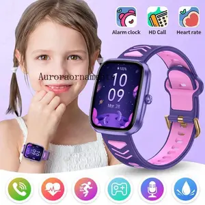 &2024KidsSmartWatchChildHDScreenGamesSmartwatchWatchBoyGirlGiftChildrenSmartwatchIOSAndroidWristwatchBluetooth