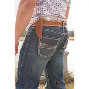 ROCK&ROLL PISTOL STRAIGHT DARK VINTAGE REGULAR FIT STRAIGHT  BOOT JEANS - BM1PD04817