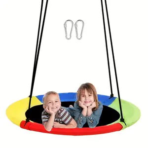 SkyBound 600LBS high capacity  swing with no shaking risks giving children full security. The colorful design is eye catching easy to install perfect  yards and balconies ideal   outdoor play. for Kids
