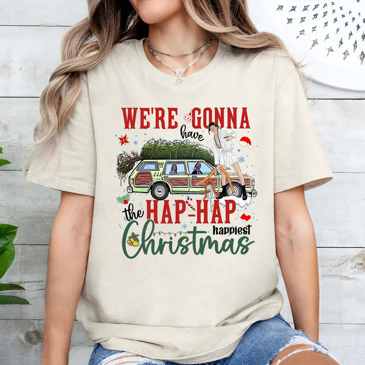 We're Gonna Have Happiest Christmas T Shirt, Christmas Vacation Family Sweater,Funny Christmas Sweatshirt, Merry Christmas 2024 Sweatshirt Hoodie