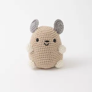 Looops Crochet Kit – American Pika Amigurumi for Beginners with Step-by-Step Tutorials