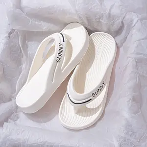 2026 Simple Casual  for Men And Women, Suitable for Home, Indoor, Bathroom, Shower, Non-Slip, Thick Sole, Odor-Resistant, Couple'S Outdoor Flip-Flops for Spring And Autumn. flat slipper