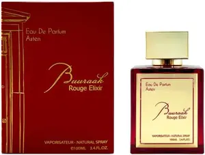 Asten Buuraak Rouge Elixir EAU DE PARFUM 100ml Exquisite Saffron Jasmine Amberwood Ambergris Fir Resin Cedar Fragrance