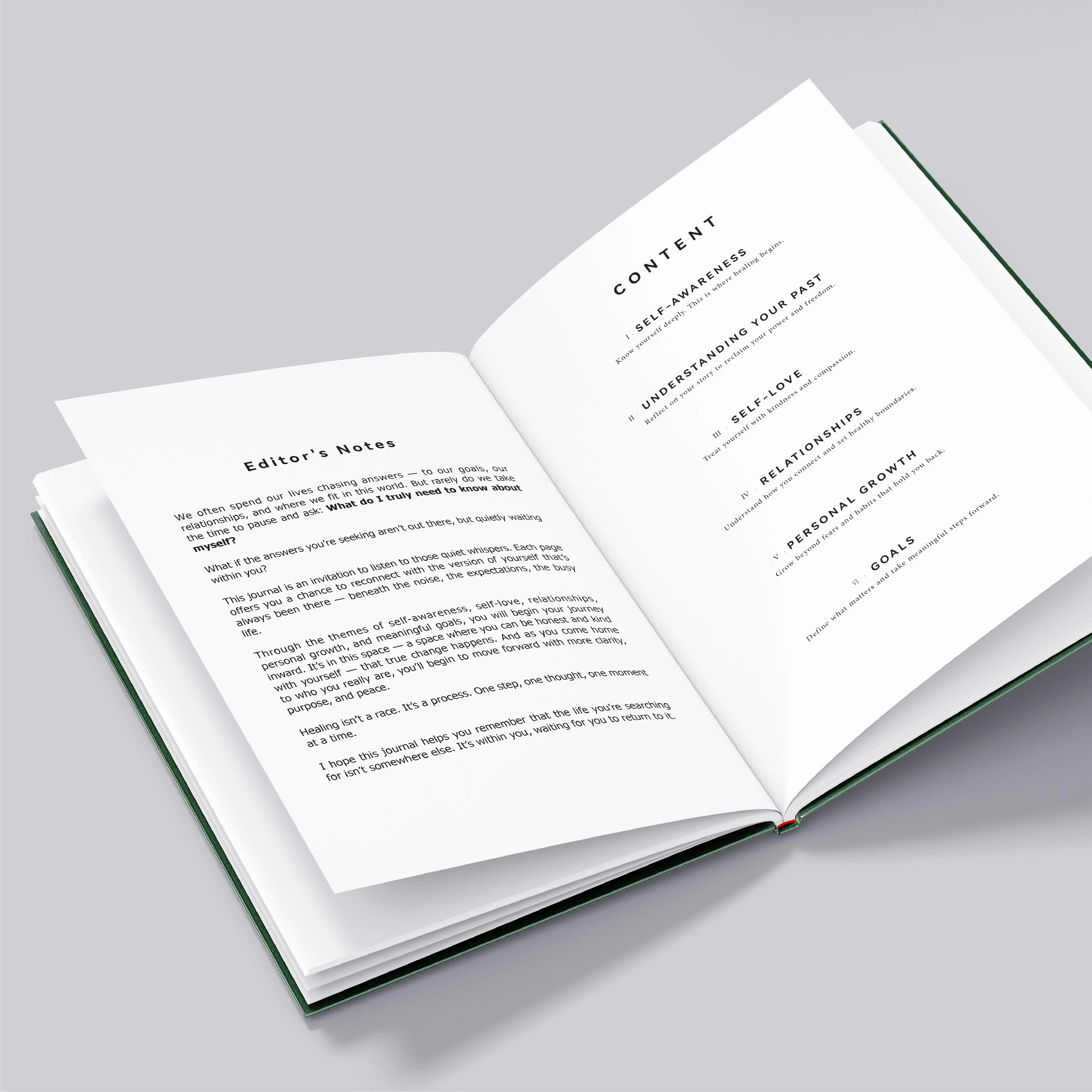 Healing Journal] If I Truly Knew Myself - A Daily journal that