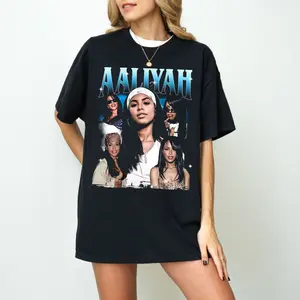 Aaliyahh Rap 90s Vintage Shirt, Retro 90s Hip Hop Sweatshirt, Vintage Rap Music Unisex Hoodie, Gift For Music Fans, Unisex Sweater Pullover Tee