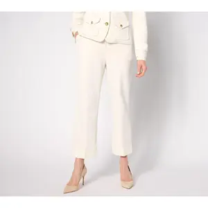 Joan Rivers Red Carpet Regular Stretch Pique Ankle Pants