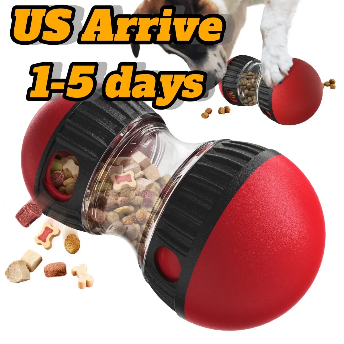 mogorila interactive Dog treat ball, slow feeder puzzle enrichment interactive tool Food Dispensing Treat Dispenser dog toys Dogs Puzzles Feeder
