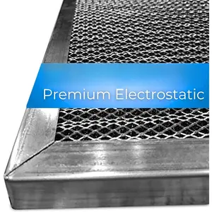 Washable Electrostatic HVAC Furnace  Filter, Lasts a Lifetime, 6 Stage Permanent  Filter, Healthier Home or Office,  The  - Increases flow (20x20x1)