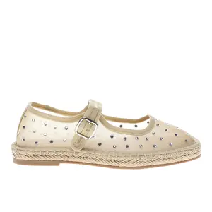 COCONUTS by Matisse Womens Meg Mary Jane Espadrille Flats Casual - Beige