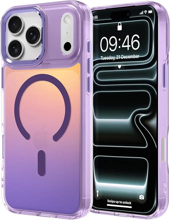 For iPhone 17 Pro Max/17 Air 16 15 Pro Max 14 13Pro/Plus Case Luxury Soft TPU Slim Translucent Matte Magnetic Wireless Charging Shockproof Cover