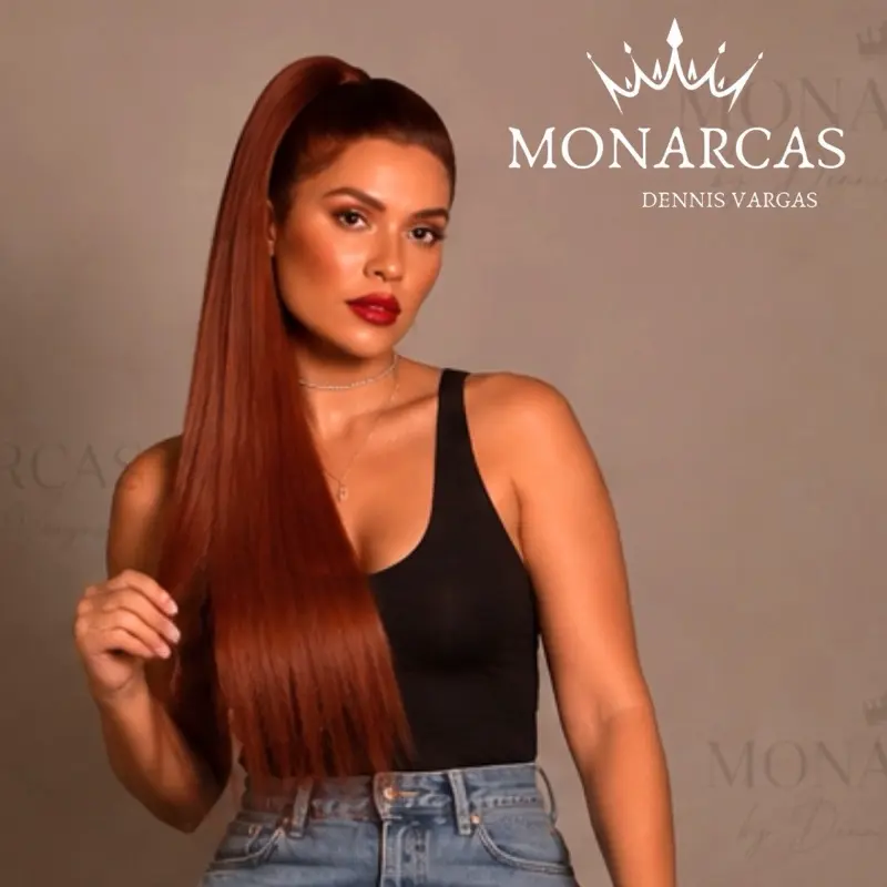 Straight Ginger Ponytail 28 Inch