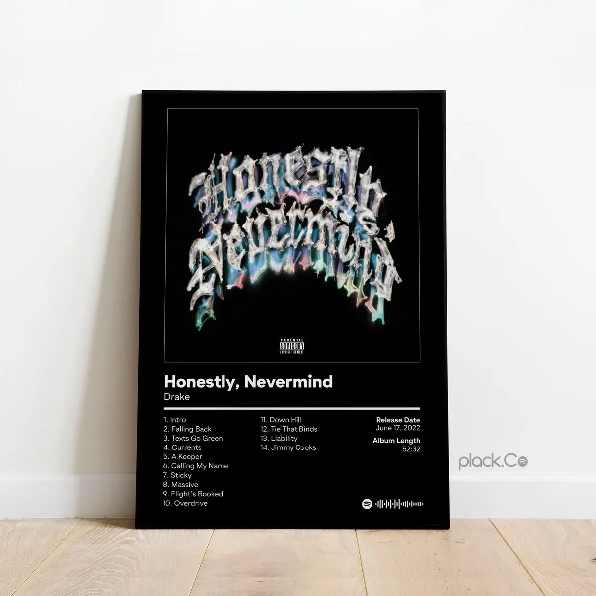 Honestly Nevermind, Drake, Drake Print, Hip Hop Wall Art, Album Cover Print, Custom Album Cover, Custom Album Poster, Gift Ideas