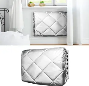 Indoor Air Conditioner Cover - Window Wall AC Inside Unit Cover with Drawstring and Double Insulation for Inside(M-18.8"*14.2"*3")