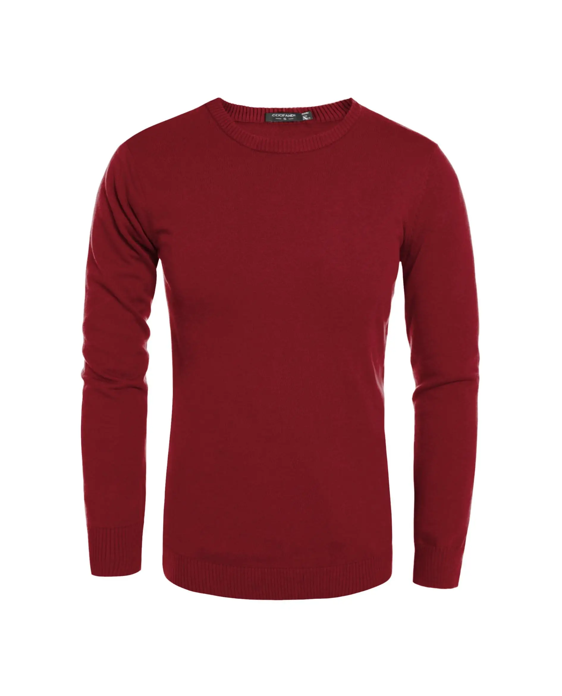 COOFANDY Fall Outfits Luigi Limited Time Clearance Men's Crew Neck Sweater Slim Fit Lightweight Sweatshirts Knitted Pullover gift christmas Jeans Long