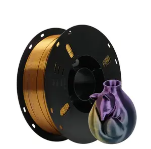 Flashforge  Silk Tri-color Rapid PLA Filament 1.75mm Ice Blue, 500mm/s High Speed Printing, 3D Printer Filament 1kg Spool, Dimensional Accuracy +/- 0.02mm, Enjoy Exceptional Print Quality