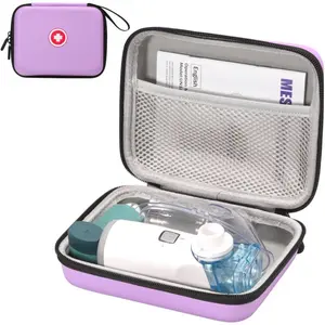 Carrying Case for Portable Nebulizer, Travel Bag, Hard Bag for Inhaler Spacer Case for and Adults, Masks, Asthma Accessories Case for Medicin