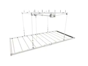 E-Z Lift Max 4’x8’ Retractable Garage Storage Platform – For Ceilings 11' to 14', 400 lb Capacity