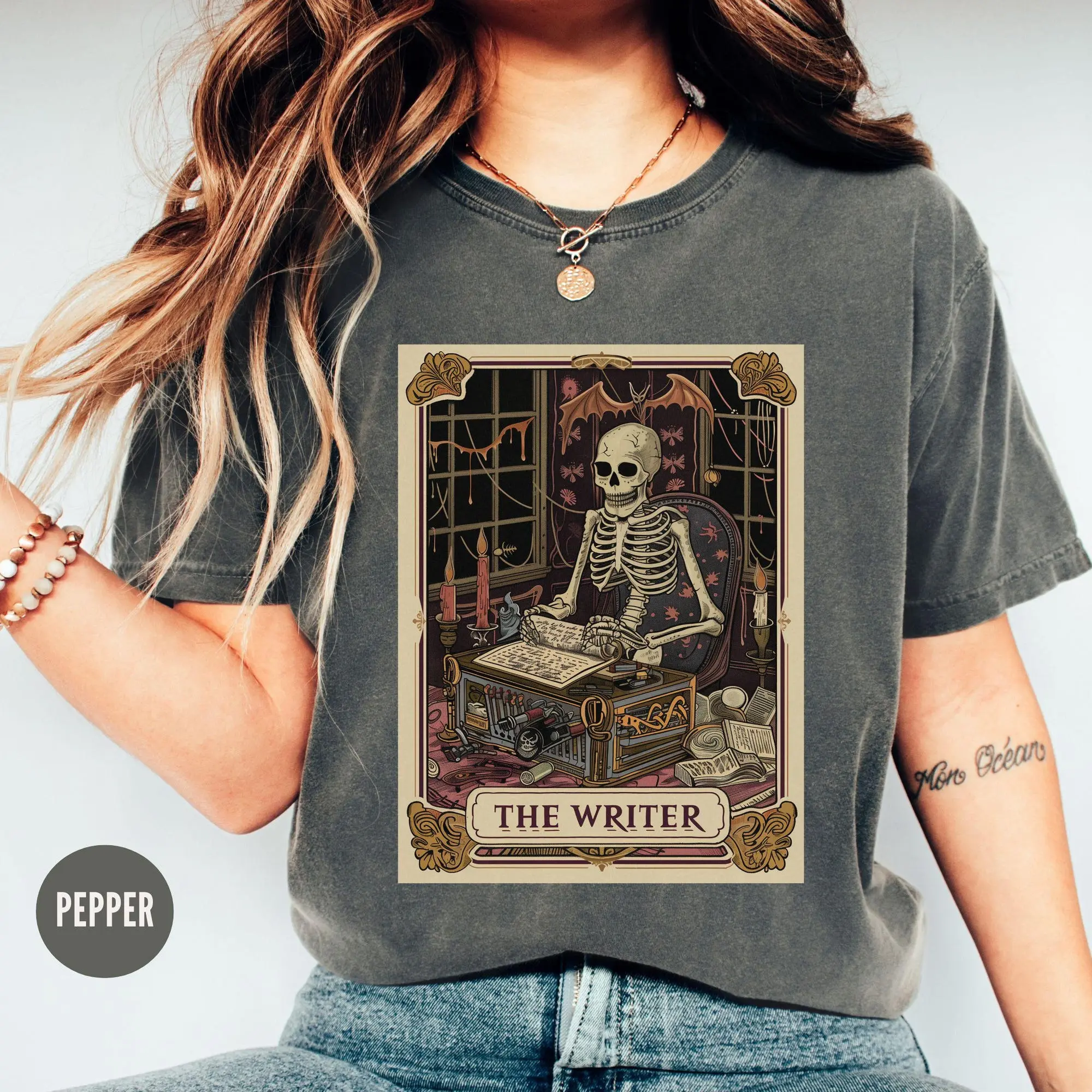 Writer Tshirt, Author Shirt, Writer Gifts, The Writer Tarot Card, Gift For Writer Gifts for Author Writer Shirt Tarot Card Shirt for Writer