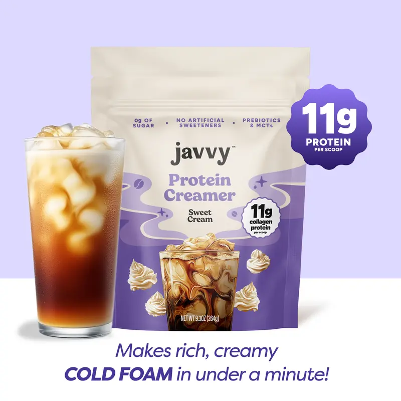 Javvy Sweet Cream Protein Coffee Creamer - Grass Fed Pasture