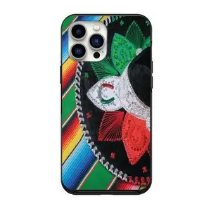 Viva Mexico Zarape and Sombrero Phone Case for iPhone 7 8 X XS XR SE 11 12 13 14 Pro Max Mini Note s10 s10plus s20 s21 20plus