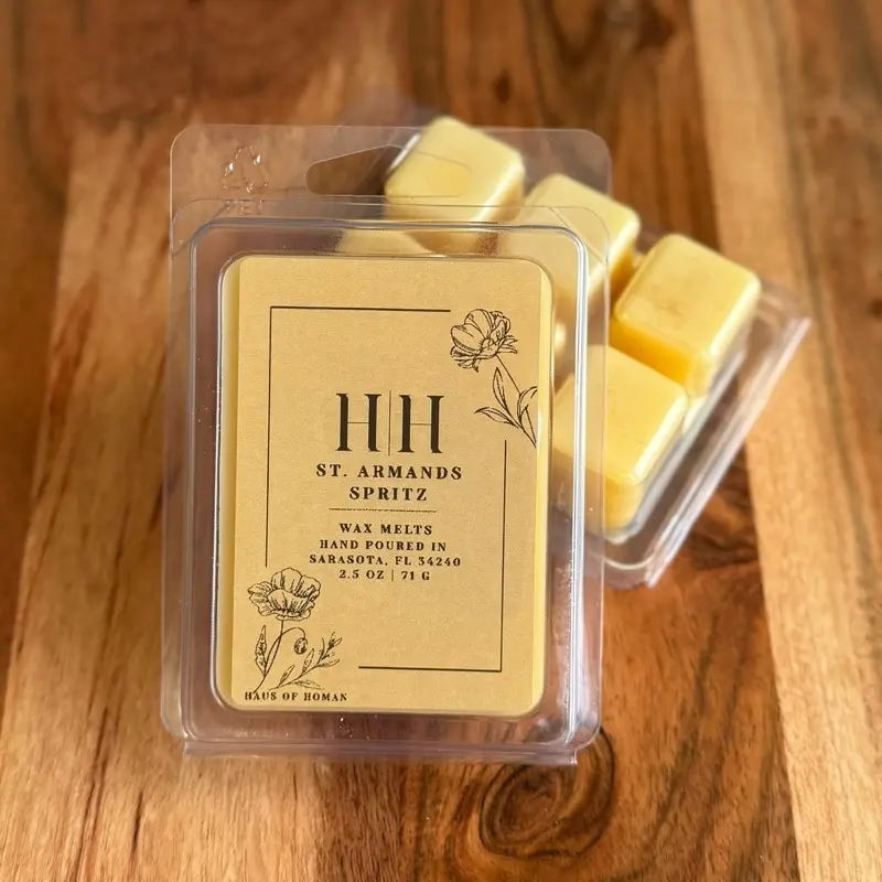H|H St. Armand’s Spritz 2.5oz 71g Scented Wax Cubes for Home Fragrance Hand Poured in Sarasota,FL