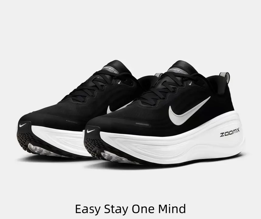 Unisex Black-White 2-Tone Mesh Cushion Running Sneakers, Ultra-Light Breathable Non-Slip Sports Collectibles Accessories for Daily Jogging, Fitness