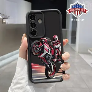Case Compatible with Galaxy S23 Ultra S24 Plus S25 S22+ Ace Rider Anti-Scratch Shockproof Soft Silicone Protective Cover
