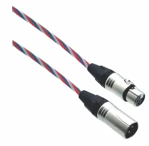 Designer Series XLR Microphone Cable with USA Design Protective Sleeve
