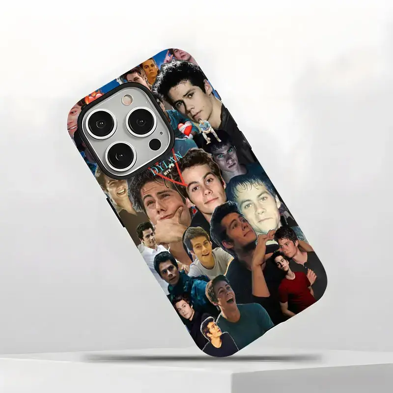 Dylan O'Brien Custom TPU-Polycarbonate Cellphone Case - Heavy Duty Shock-Resistant Rugged Accessory with Gloss Finish for iPhone 17 Pro Max,16,15,14,13,12,11 iOS Devices, Phone Accessories, Heavy Duty Protection, Fits Ios