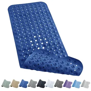 Bathtub Mat - Non Slip Bath Mat forSafe Bathing Experience - PVC Shower Mat - 40 x 16 inches- Available in Multiple Colors - Bathroom Supplies - Winter Deals