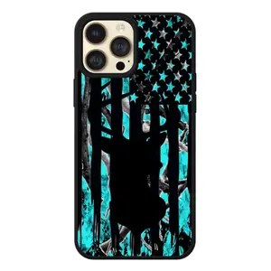 Deer Hunting Flag Phone Case - Shock-Proof & Impact-Resistant Protective Handheld Accessories Durable Protection Shockproof Cover Protector Case Cellphone Case