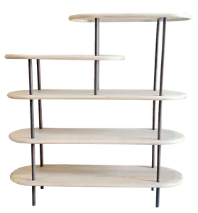 Griffith Oval Bookcase - Large