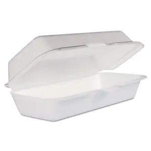 Dart  Hot Dog Container, White