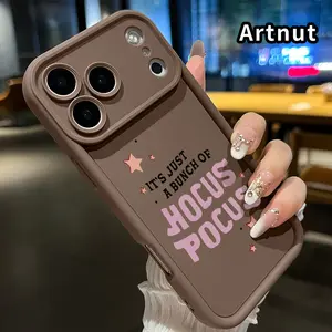TPU Case for  iPhone 17 Pro Max 16 Plus 15 14 13 12 11 XR Air E Magic Hocus Pocus Full-body Camera Protection Rugged Durable Soft Phone Cover for Girl