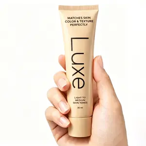 Luxe Color Changing Foundation for Women – Instantly Adapts to Your Skin Tone – Buildable Light-to-Medium, Medium Dark-to-Dark, Coverage – 12-Hour Wear – Natural Dewy Finish