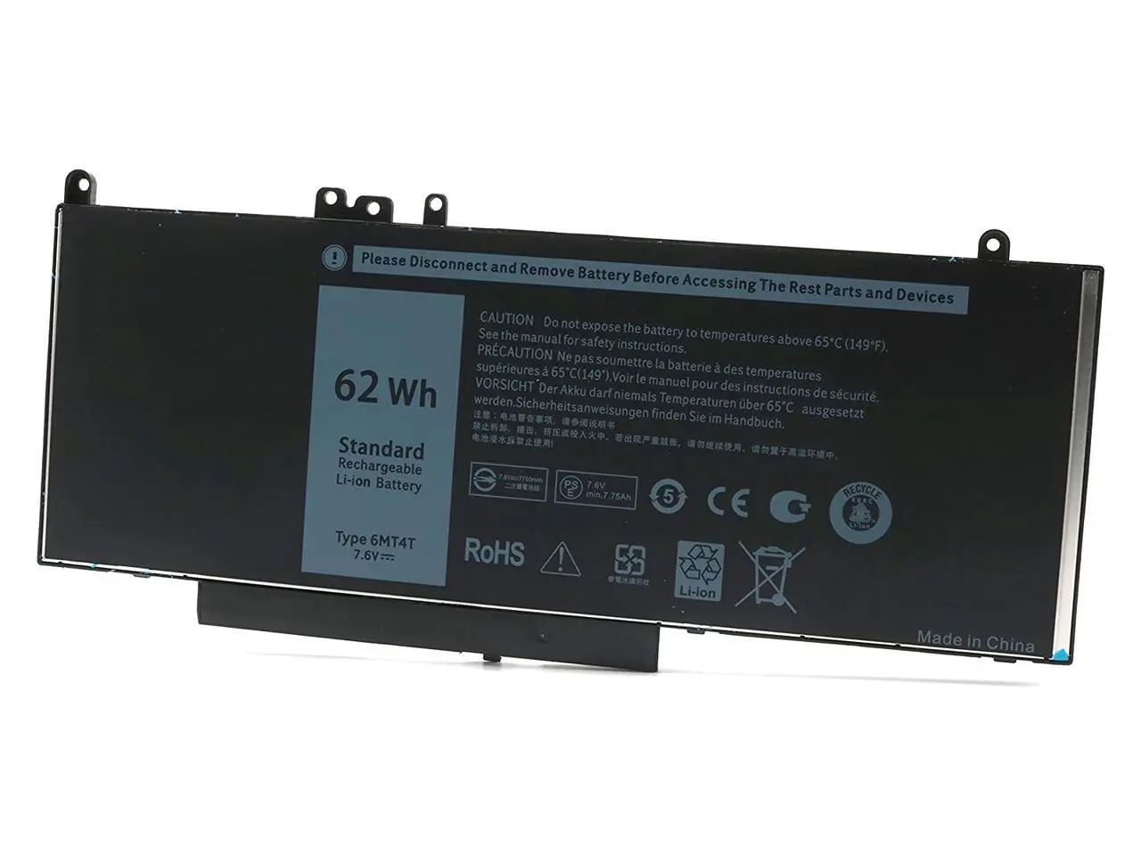 Dell 6MT4T Laptop Battery New, Generic