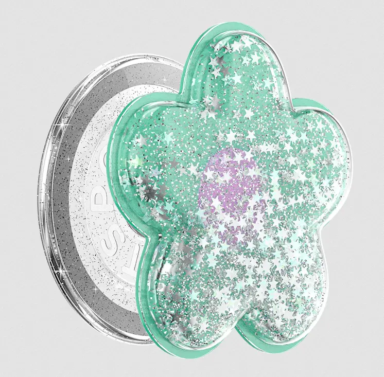 popsockets Tidepool Squishy Daisy Turquoise  MagSafe PopGrip