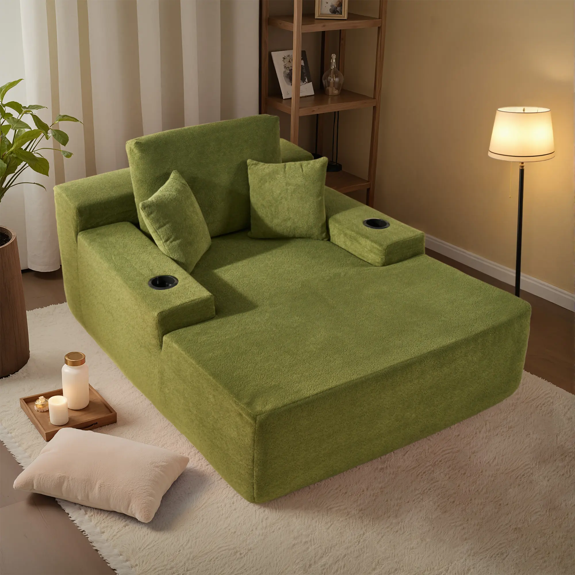 Green Corduroy Velvet